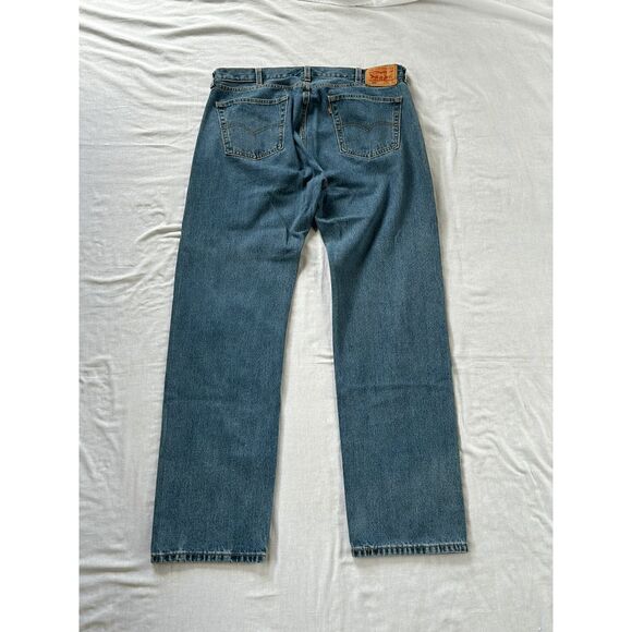 Men's Levi Strauss & CO 505 Jeans, W38 L34, Straight Leg, Work Jeans - Picture 4 of 9